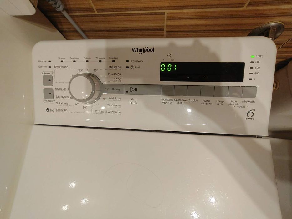 Pralka Whirlpool 6th Sense TDLR