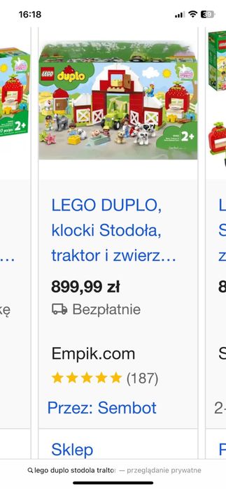 Mix kilku zestawow lego duplo