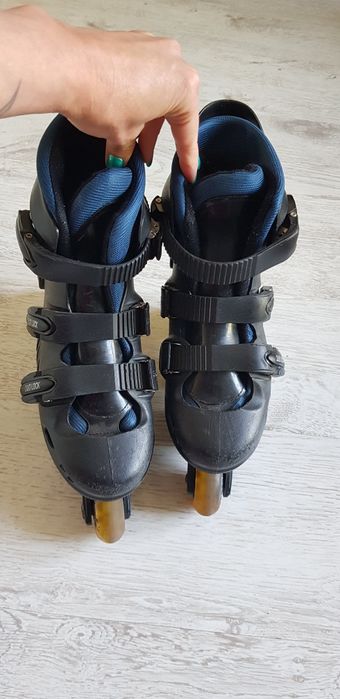 Łyżworolki rolki roz.36 czarne