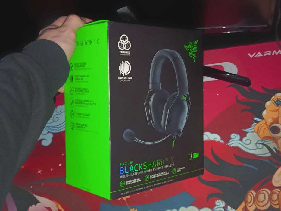 Razer BlackShark V2 X + рідкісна Razer USB Audio Controller