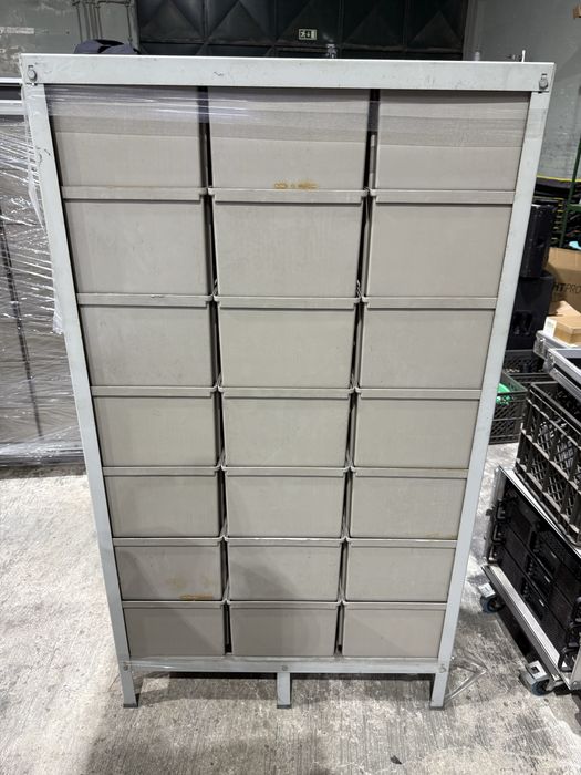 Box D for Waste Collection, 500x300x210 mm, with Trolley64284986819459122