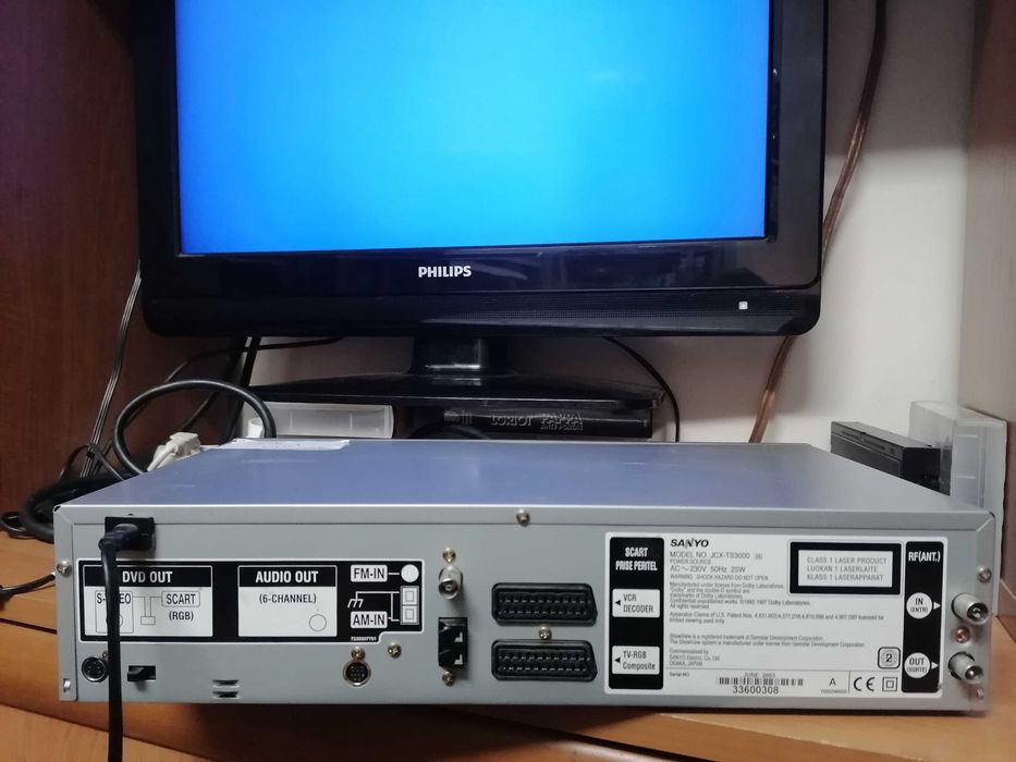 Magnetowid VHS Sanyo JCX-TS3000 HI-FI stereo Tuner  pilot COMBO
