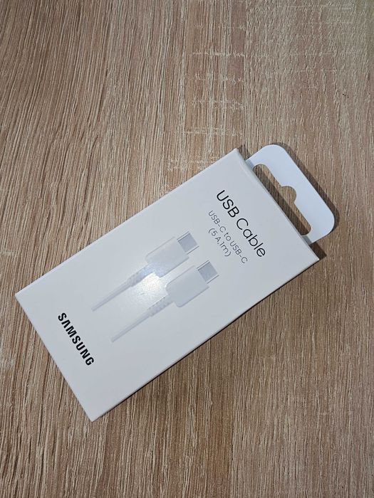 Nowy Kabel Samsung USB-C 5A 1 m Biały Super Fast Charging