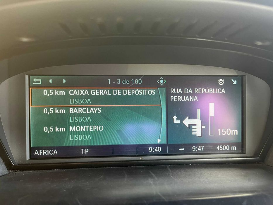 DVD Mapa BMW Europa Ocidental 2019