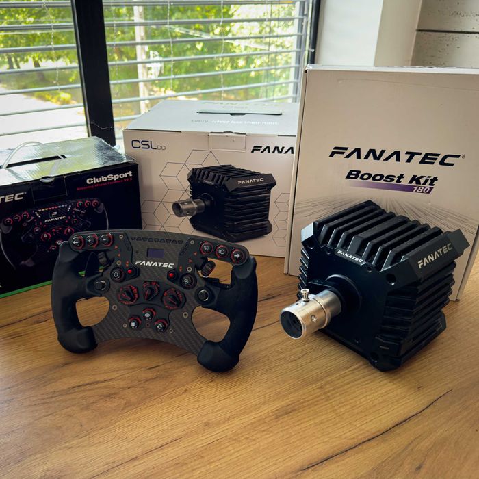Fanatec CSL DD 8 Nm + Boost Kit + ClubSport Formula V2.5X + metalowy QR [ PC / XBOX ]