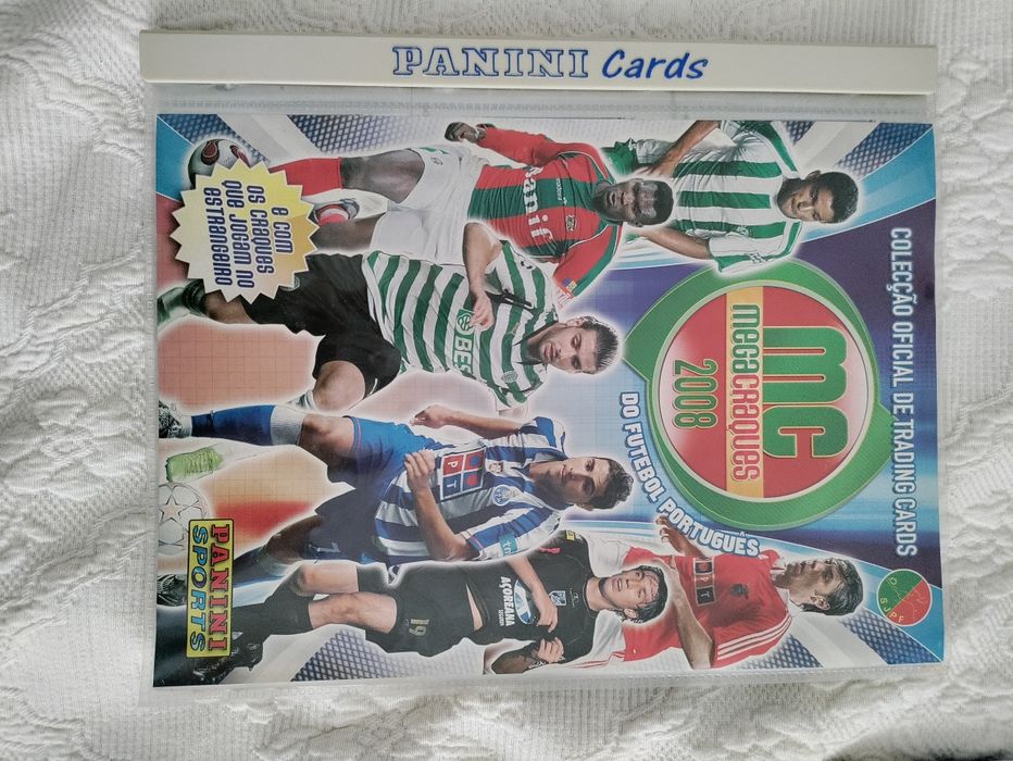 Caderneta de cromos Mega Craques 2008 da Panini