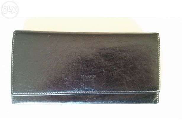 Carteira preta brilhante