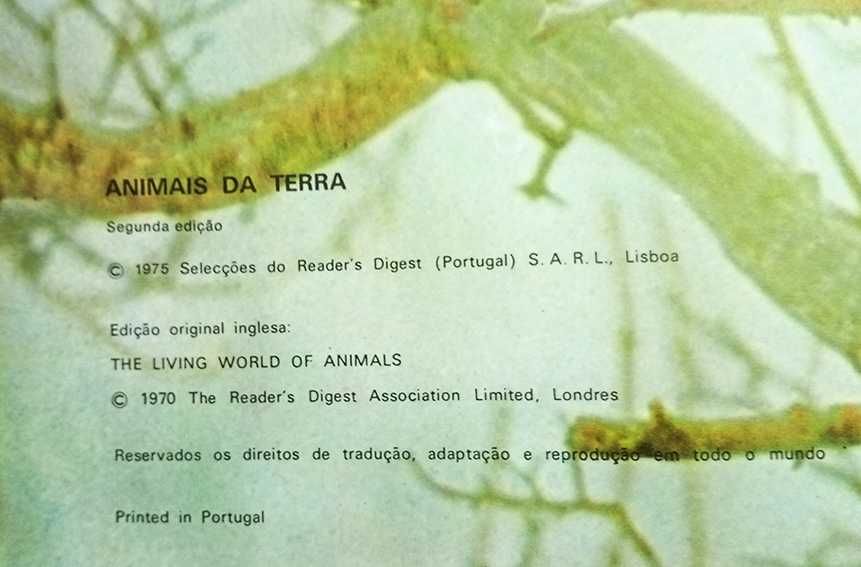 2ª edição Animais da Terra de 1975