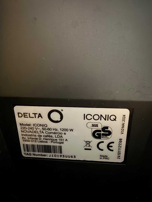 Máquina de café delta q iqonic