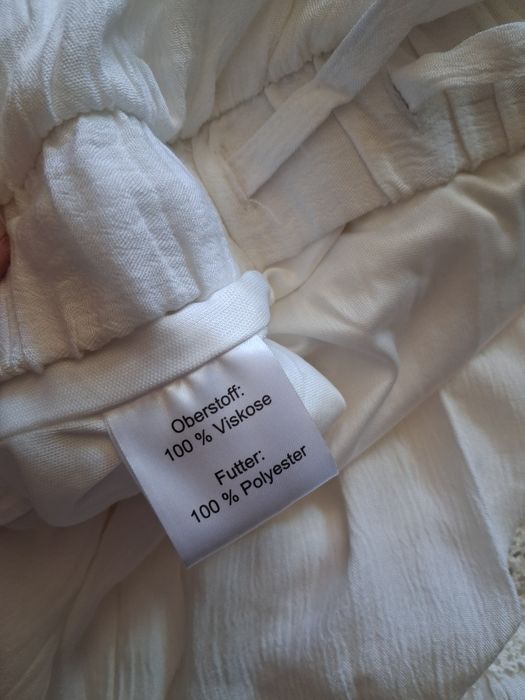 Biala maxi długa spodnica muslinowa bawelniana boho