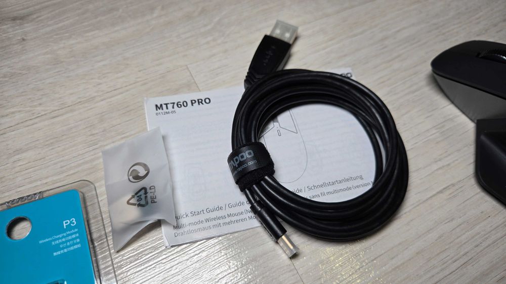 Бездротова миша Rapoo MT760 PRO 12000 DPI З бездротовою зарядкою