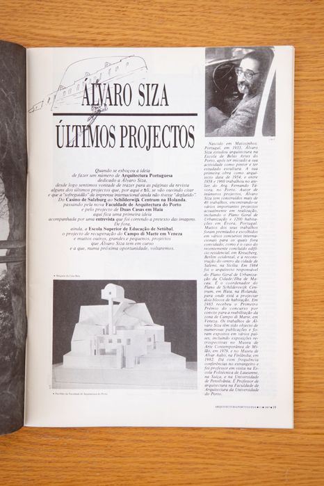 Arquitectura Portuguesa 1987 - Especial Álvaro Siza