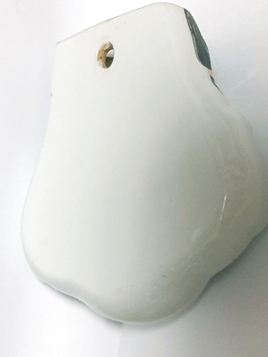 Rara jarra de parede antiga "cara de Chinês" em porcelana