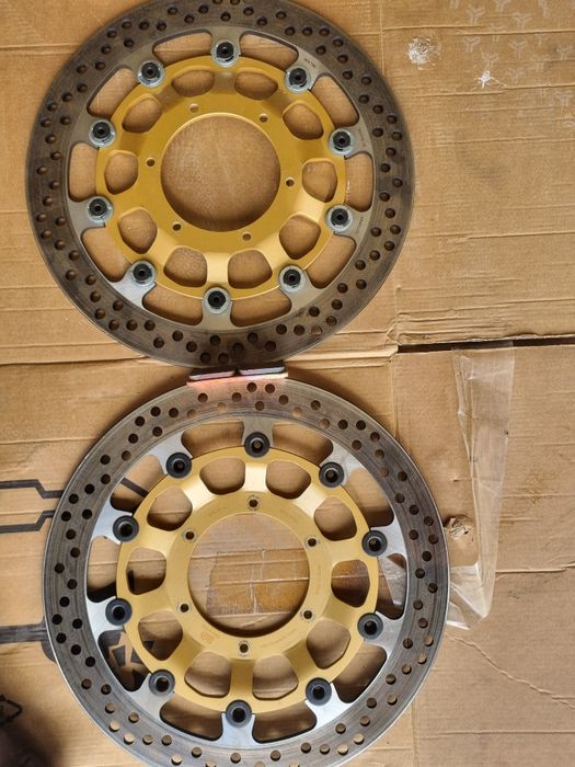 Discos (novos) NG 310x94x5 + pastilhas (CBR)