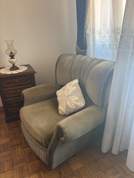 Poltrona de tecido