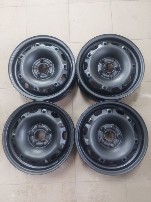 Комплект металевих стальних дисків Skoda Fabia VW Polo Golf R14 5×100