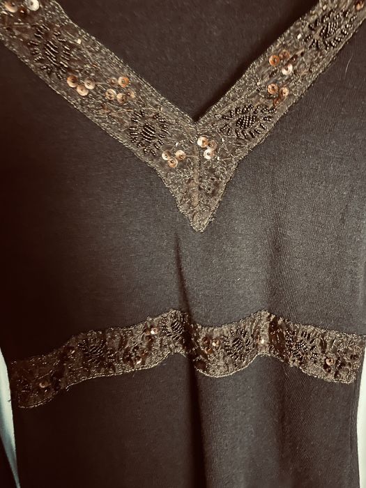 Camisola em malha com detalhes (cerimonia)