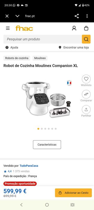 Vendo robot cozinha companion XL