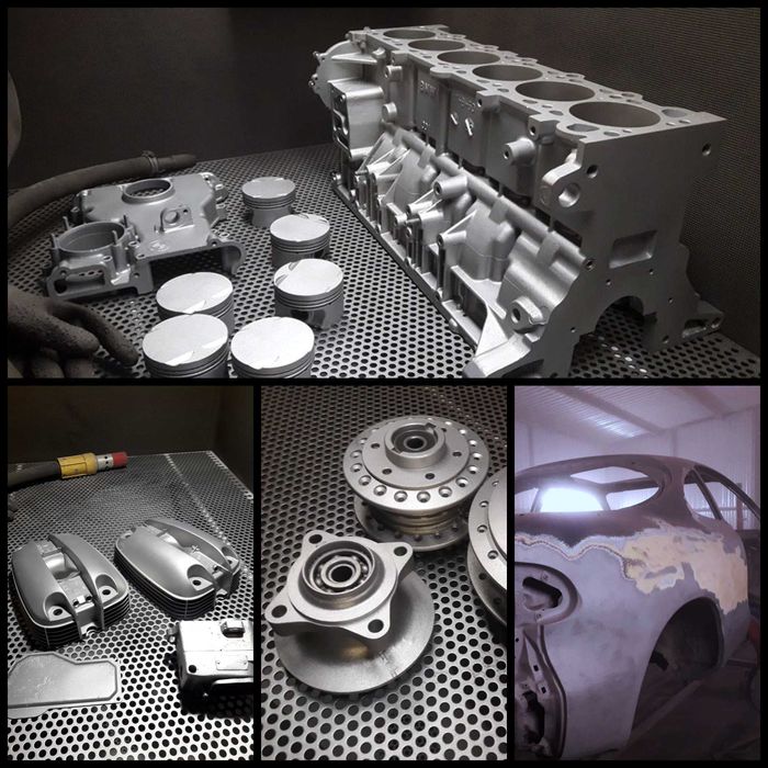 Granulat szklany 0 - 0,9 mm piaskowanie szkłem Blast Grit 10kg