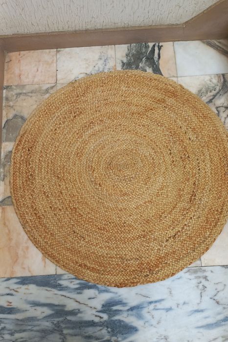 Tapete de juta redondo 100cm