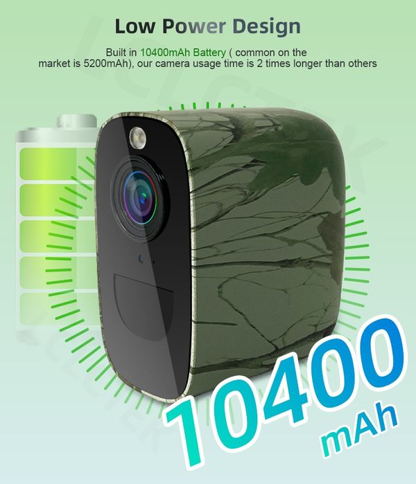 Аккумуляторная 10400mah 4G IP камера фотоловушка айпи camera