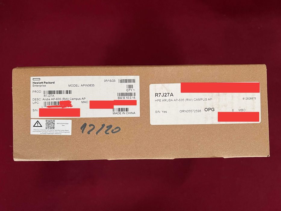 HP Aruba AP-635 Access Point R7J27A APIN0635