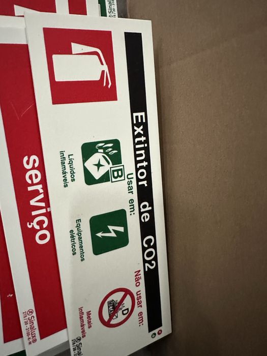 Sinalizaçao diversas