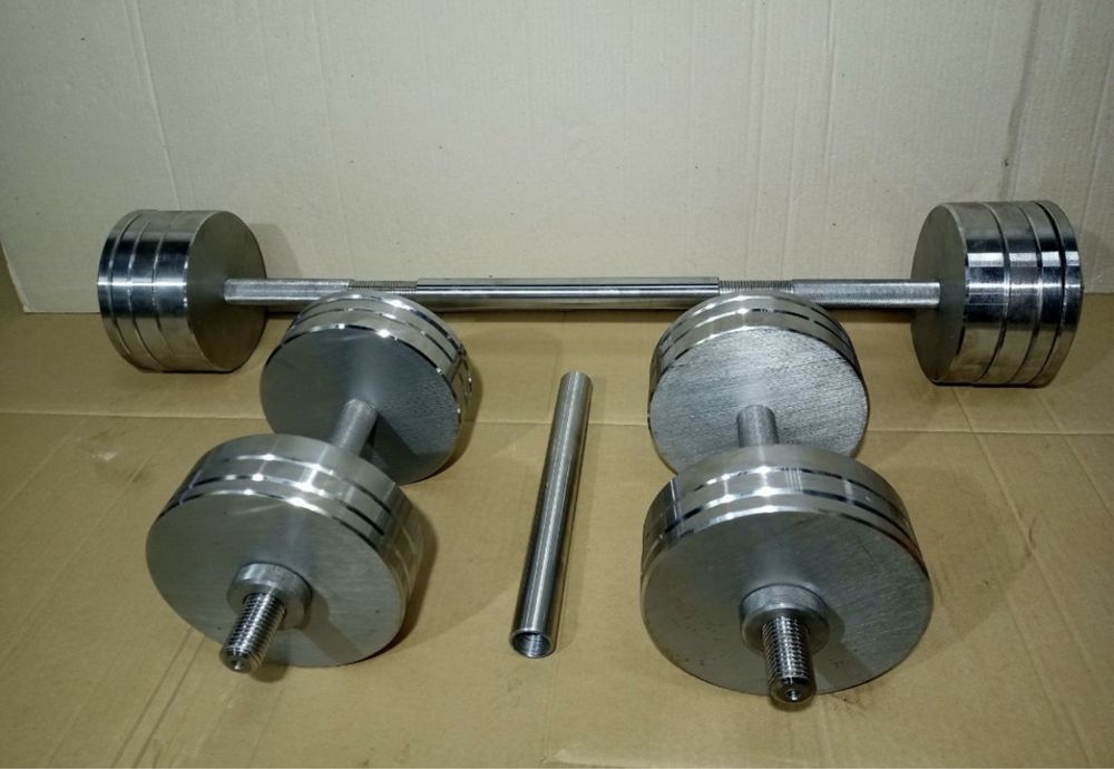 Гантелі металеві від виробника Гантель 12 кг доставка стальные гантели