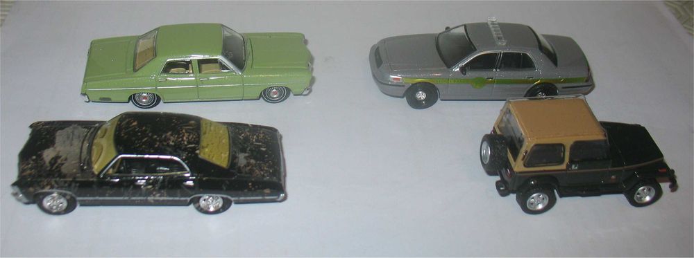 Greenlight - Supernatural - Four-Car Collector's Set - Limited Edition