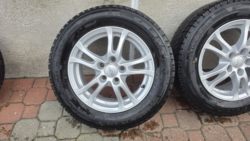 Nowe Felgi Anzio 15" 5x108 z oponami Firemax FM805+