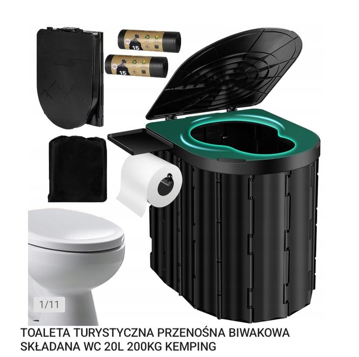 Nowa przenośna toaleta