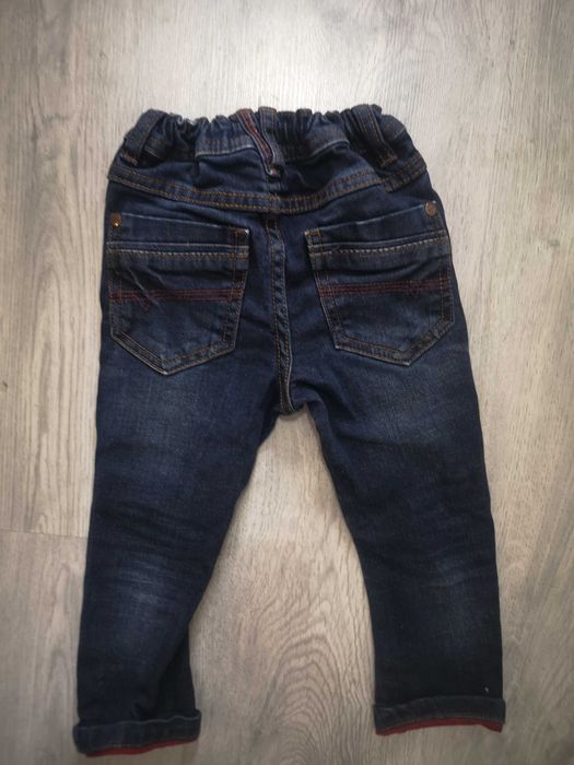 Next- swietne jeansy-  12-18 m-cy jak nowe