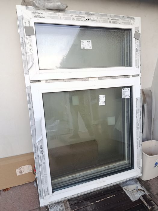 Okno kamieniczne 2szt Salamander 118x175