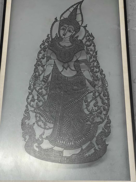 Quadro tailandes  - vintage cut-out from Thailand