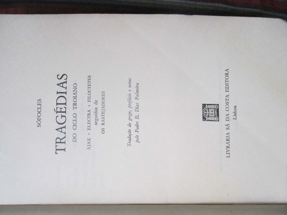 Tragédias do Ciclo Troiano: Ajax, Electra, Filoctetes, de Sófocles