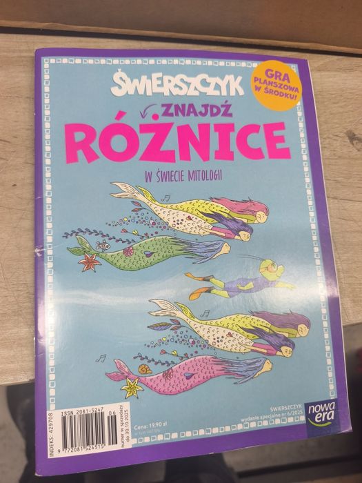Magazyn gazeta czasopismo miesięcznik Świerszczyk Różnice 6/2025 nowe