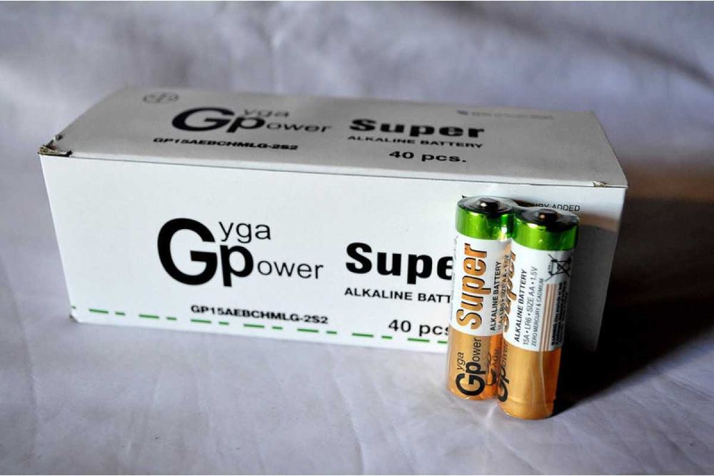 ПО 9 грн - Батарейка GP Super LR6 АА 1.5V алкалиновая, 40шт