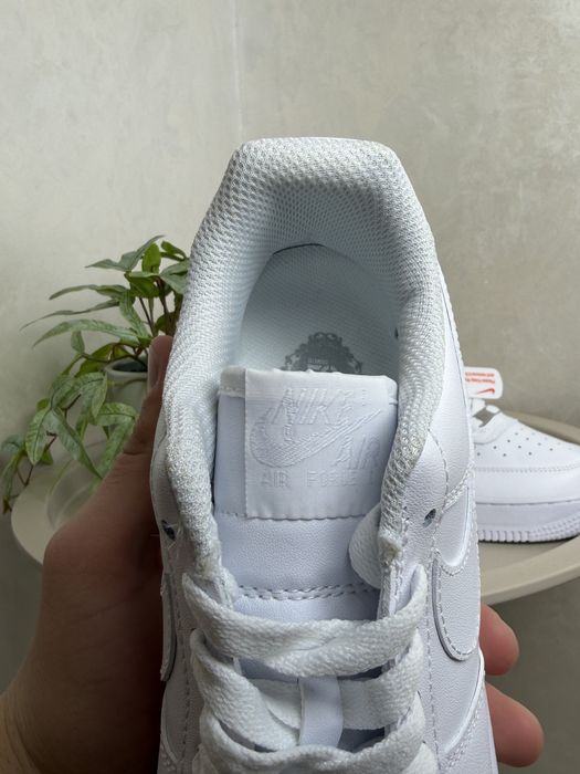 Чоловічі Nike Air Force 1 натуральна шкіра білі В’єтнам 36 37 38 39 41 42 43 44 45
