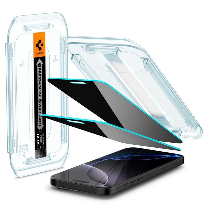 Szkło hartowane Spigen Glas.tR EZ Fit Privacy na iPhone 16 Pro Max / 17 Pro Max - 2 szt.