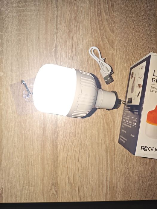 Діодна акумуляторна лампа з зарядкою usb