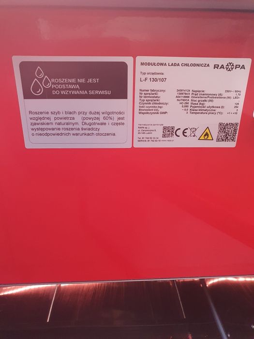 Modułowa Lada Chłodnicza RAPA