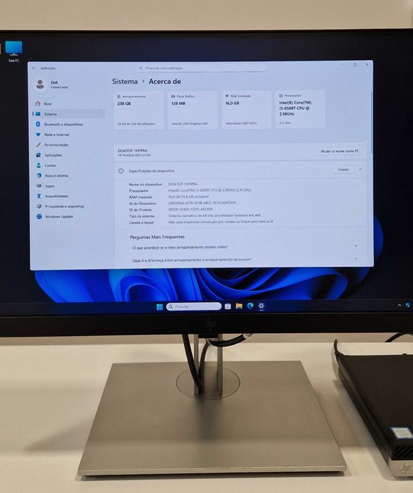 Mini Pc HP ProDesk [ i5 / 16GB RAM / 256 SSD ]