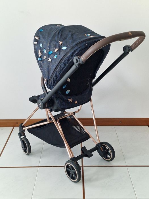Carrinho Cybex Mios Rosegold + Adaptadores