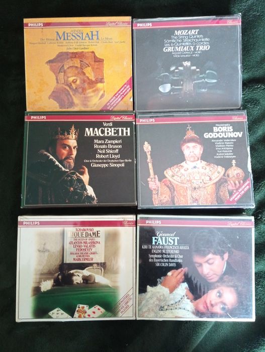 6 Coletâneas 3xCD  Musica Clássica - Selo Philips