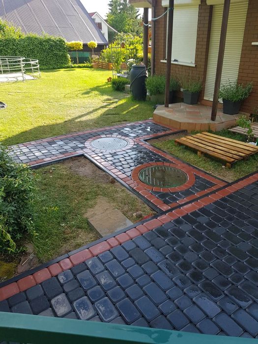 Układanie kostki brukowej!!