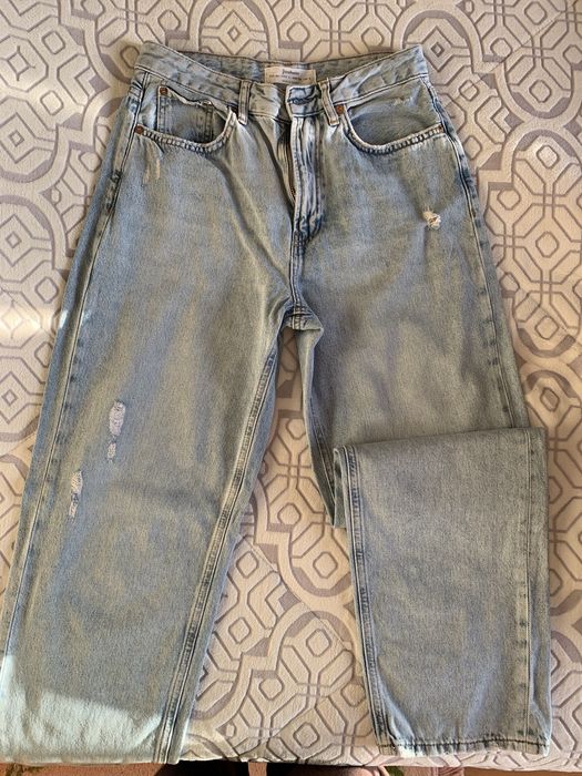 Calças de ganga boyfriend loose