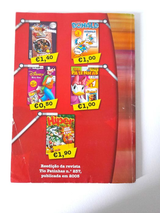 Livro Revista BD Disney Tio Patinhas Número 237 Coleção Antiga Vintage