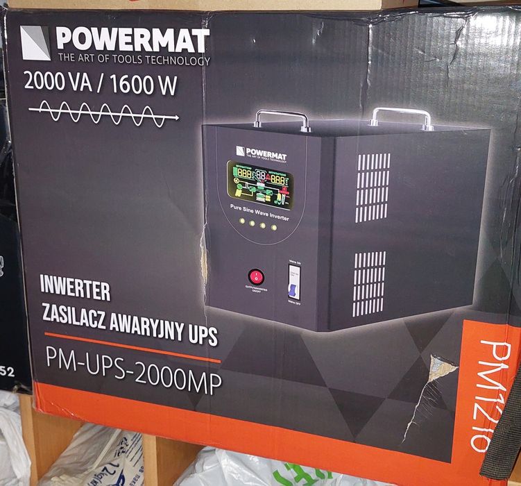 Продам потужне джерело безперебійного живлення (UPS) / інвертор Powermat PM-UPS-2000MP. 24 Вольт