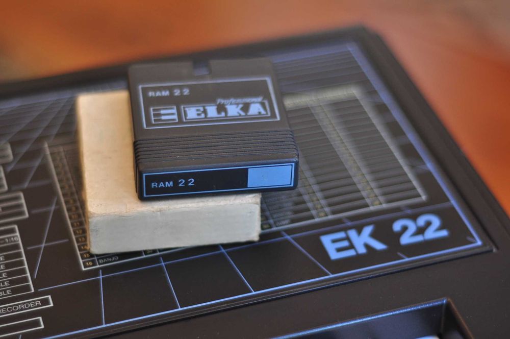 Sintetizador analógico polifónico Elka EK22 + Ram Card