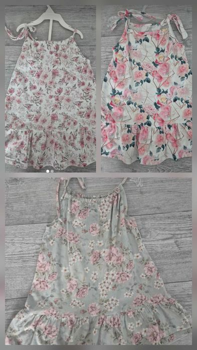 3 pack sukienki fla dziewczynki lato Haydi Nala 98
